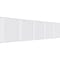 Ekena Millwork Set of Five Panels for 94 1/2"W x 24 1/4"H Framed Beadboard Fretwork Wainscot Wall Paneling WPKP12X01X15FBD - alternate 1